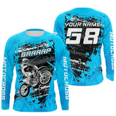 Maxcorners Custom Dirt Bike Jersey Motocross Jersey Upf30+ Mens Women Motocross Shirt| MT2809