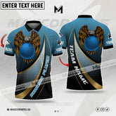 Maxcorners Bowling Eagle Sport Jersey Multicolor Option Customized Name, Team Name 3D Shirt (4 Colors)