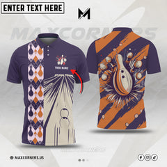 Maxcorners Bowling Customized Name 3D Shirt (5 Colors)