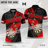 Maxcorners Darts Color Options Personalized Name, Team Name 3D Shirt (4 colors)