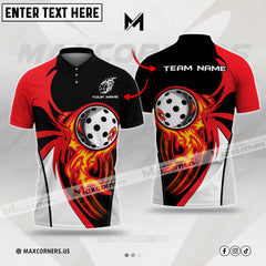 MaxCorners Pickleball Personalized Name & Team Name 3D Shirt (4 colors)