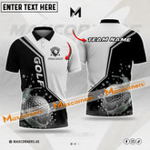 MaxCorners Golf Multicolor Option Customized Name 3D Polo Shirt (4 colors)