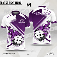 MaxCorners Pickleball Personalized Name & Team Name 3D Shirt (4 colors)