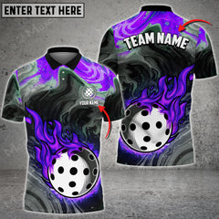 MaxCorners Personalized Name Pickleball 3D Polo Shirt