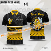 Maxcorners Darts Bee Mutilcolor Options Personalized Name, Team Name 3D Polo Shirt