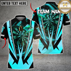 Maxcorners Royal Gold Darts Champion Multicolor Customized Name, Team Name 3D Shirts