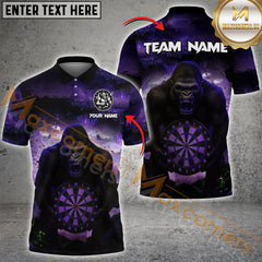Maxcorners Darts Bigfoot Multicolor Customized Name, Team Name 3D Shirts