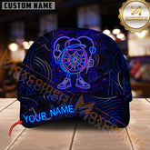 Maxcorners Darts Neon Dartboard Champion Multicolor Option Personalized Name 3D Cap