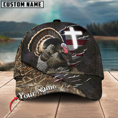 Maxcorners Premium Patriotic Wild Hunting Mutilcolor Options Personalized Name 3D Cap
