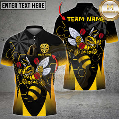 Maxcorners Darts Bee Sting Personalized Name, Team Name 3D Shirts