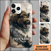 Maxcorners Wildlife Boar Hunting Premium Personalized Name Phone Case
