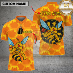 Maxcorners Darts Bee Sting Personalized Name, Team Name 3D Shirts