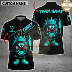 Maxcorners Fire King Darts Multicolor Customized Name, Team Name 3D Shirts