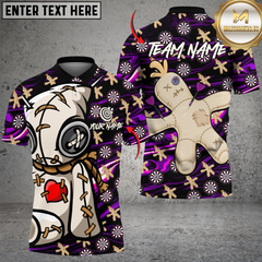 Maxcorners Voodoo Doll Darts Master Team Jersey Multicolor Personalized Name 3D Unisex Shirt