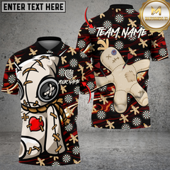 Maxcorners Voodoo Doll Darts Master Team Jersey Multicolor Personalized Name 3D Unisex Shirt