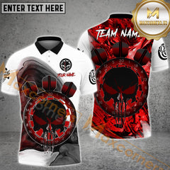 Maxcorners Darts Punished Arrow Dartboard MutilColor Option Customized Name, Team Name 3D Polo Shirt