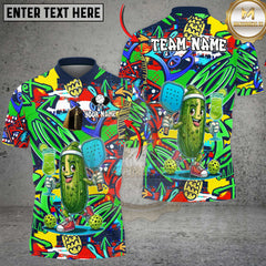 Maxcorners Pickleball Big Dill Funny Player Gift Customized Name, Team Name Unisex Shirt