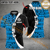 Maxcorners Darts Maori Pattern MutilColor Option Customized Name, Team Name 3D Polo Shirt