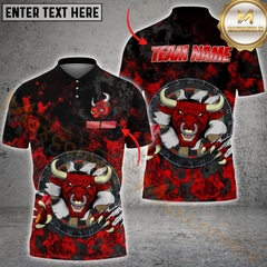 Maxcorners Darts Redbull Multicolor Options Personalized Name, Team Name 3D Shirt