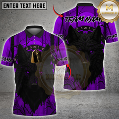Maxcorners Darts Wolf Multicolor Customized Name, Team Name 3D Shirts