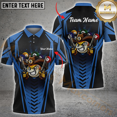 Maxcorners Billiard Funny Cowhand Multicolor Options Personalized Name, Team Name 3D Shirt