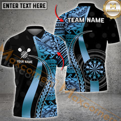 Maxcorners Golden Tribal Dart Multicolor Customized Name, Team Name 3D Shirts