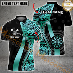 Maxcorners Golden Tribal Dart Multicolor Customized Name, Team Name 3D Shirts