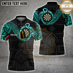 Maxcorners Tribal Golden Darts Multicolor Customized Name, Team Name 3D Shirts
