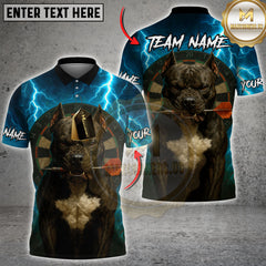 Maxcorners Pitbull Thunder Darts Jersey Multicolor Customized Name, Team Name 3D Shirts