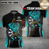 Maxcorners Darts Bull Strength Multicolor Customized Name, Team Name 3D Shirts
