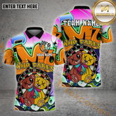 Maxcorners Darts Shirt – Funny Who Cares Teddy Graffiti Style, Multicolor Options Personalized Name, Team Name 3D Shirt (4 Colors)