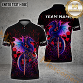 Maxcorners Darts Shirt – Fantasy Dragon Blade Style, Multicolor Options Personalized Name, Team Name 3D Shirt (4 Colors)