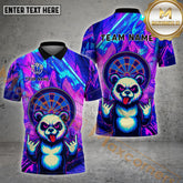 Maxcorners Darts Rocker Panda Dartboard Multicolor Options Personalized Name, Team Name 3D Shirt (4 Colors)