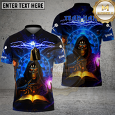 Maxcorners Darts Wizard Green Lightning Book Multicolor Options Personalized Name, Team Name 3D Shirt (4 Colors)