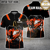 Maxcorners Bowling Frog Cool Strike Multicolor Options Personalized Name, Team Name 3D Shirt (4 Colors)