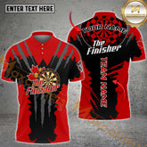 Maxcorners Dart Shirt Canada Maple Leaf Style Multicolor Options Personalized Name, Team Name 3D Shirt (4 Colors)