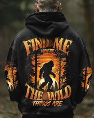 Maxcorners Find Me Where The Wild Things Are Bigfoot All Over Print LM2101