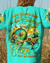 Maxcorners I Go To Nature To Be Soothed And Healed Compass All Over Print LM2101