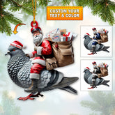 Maxcorners Custom Name Postman Ornament, Postman Christmas Gift 2D Flat LM2111