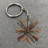 Maxcorners Custom Name Hunting Ornament, Antlers and Rifles Christmas Decor for Hunters
LM0411