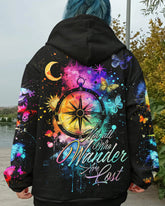 Maxcorners Not All Who Wander Are Lost Compass All Over Print LM2101