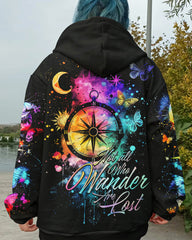 Maxcorners Not All Who Wander Are Lost Compass All Over Print LM2101