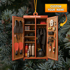 Maxcorners Diving Lover, Home Decor, Christmas Ornament, Personalized Ornament2 2D Flat LM2111