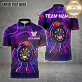 Maxcorners Darts Shirt Funny Dartboard Cartoon Neon Style Multicolor Options Personalized Name, Team Name Unisex 3D Shirt (4 Colors)