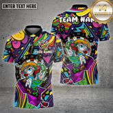 Maxcorners Darts Shirt Colorblast Cartoon Character Multioptions Personalized Name, Team Name Unisex 3D Shirt (4 Colors)