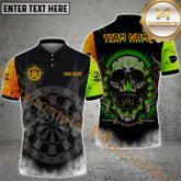Maxcorner Darts Leaf Pattern Multicolor Option Customized Name 3D Shirt (4 Colors)