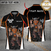 Maxcorners Darts Viking Warrior Strike Multicolor Options Personalized Name, Team Name 3D Shirt (4 Colors)