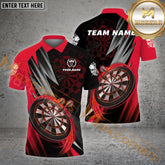 Maxcorners Darts For Team Fire Pattern Option Customized Name 3D Shirt (4 Colors)