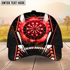 Maxcorners Darts Thunder Multicolor Option Personalized Name 3D Cap