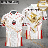 Maxcorner Bowling Ball & Pins Golden Line Premium Pattern Multicolor Option Customized Name 3D Shirt (5 Colors)